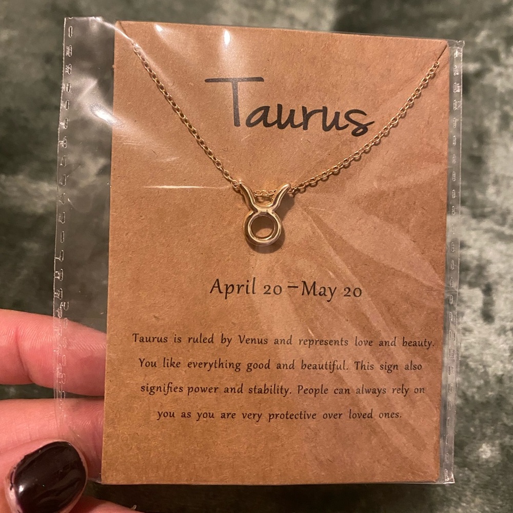 Taurus ♉️ gold necklace